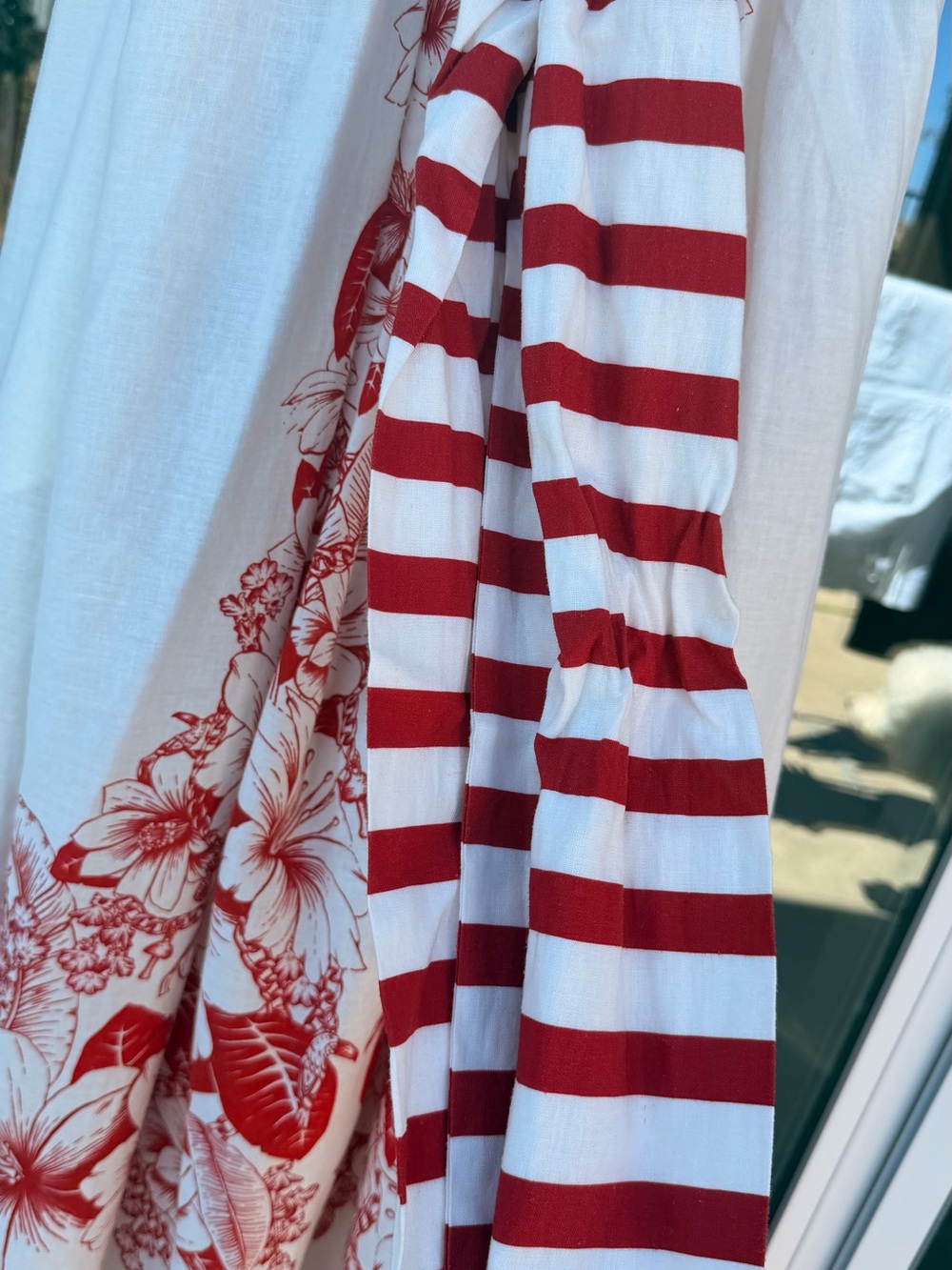 FARM Rio Off-White Floral Chains Maxi Dress Size L NWT - Picture 7 of 10